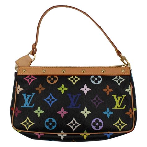 black colorful lv bag|louis vuitton color monogram bag.